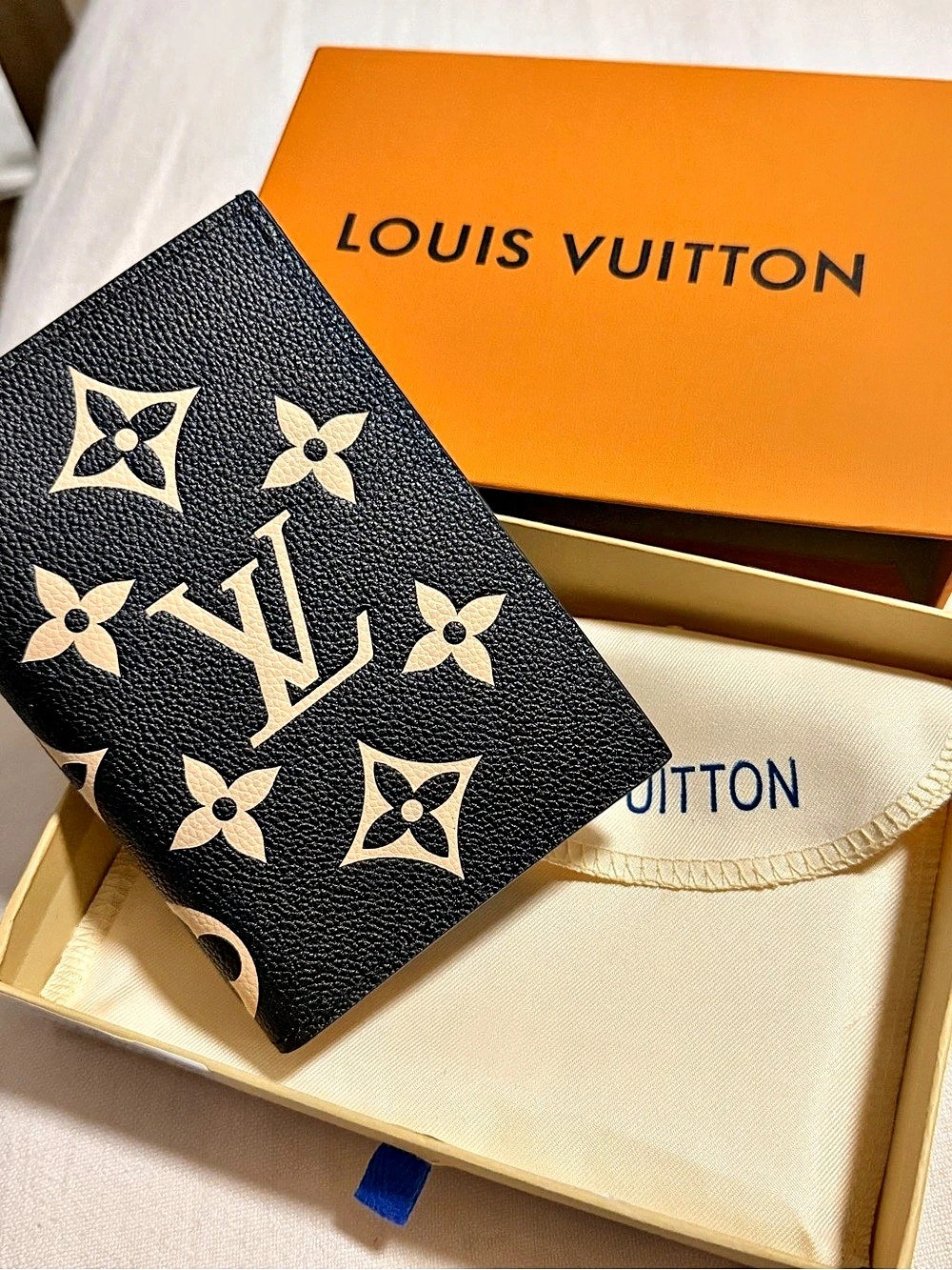 Louis Vuitton Couverture Passeport NM Wallet Black & Brown